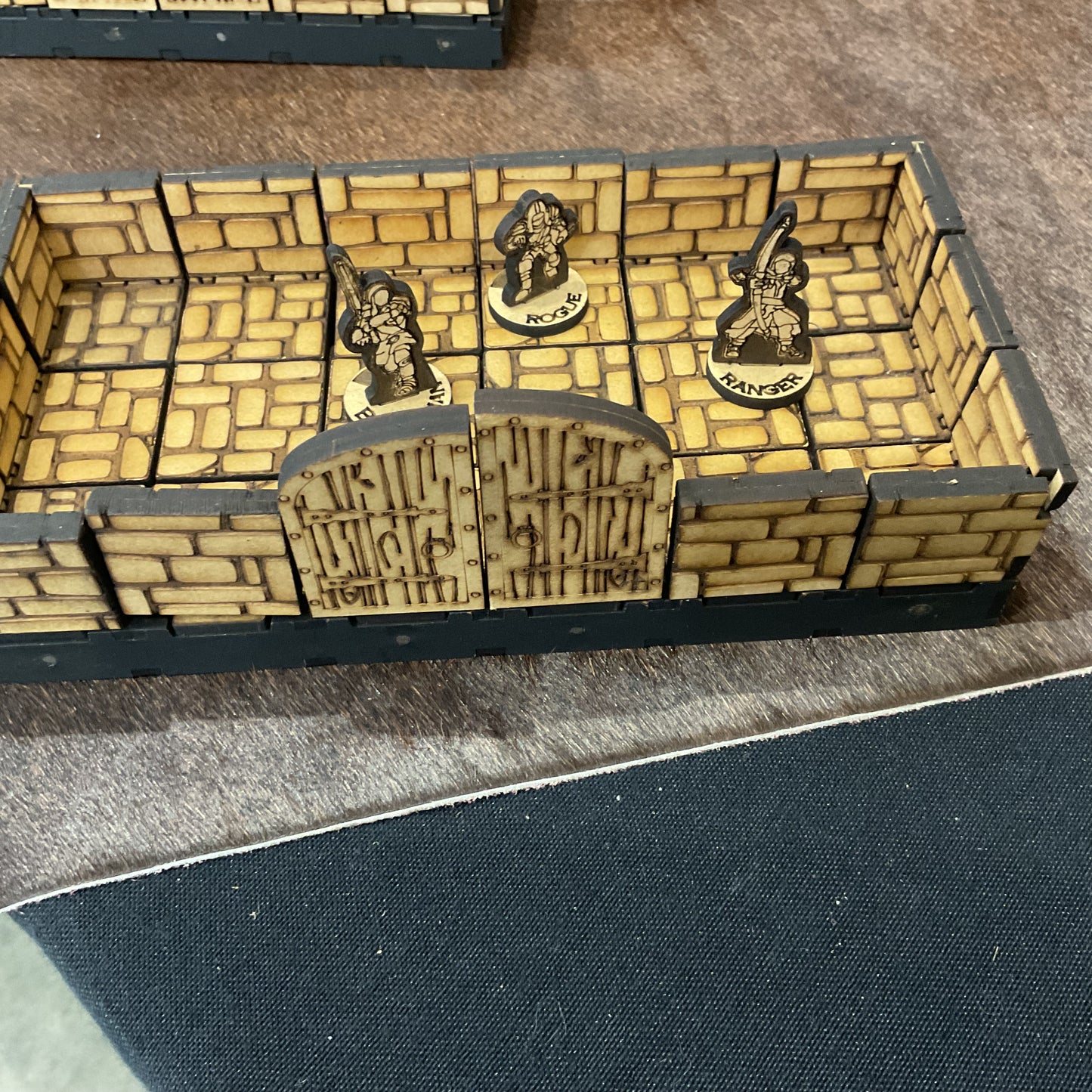 Modular Gaming Tile - 6x3 Stone Room Kit