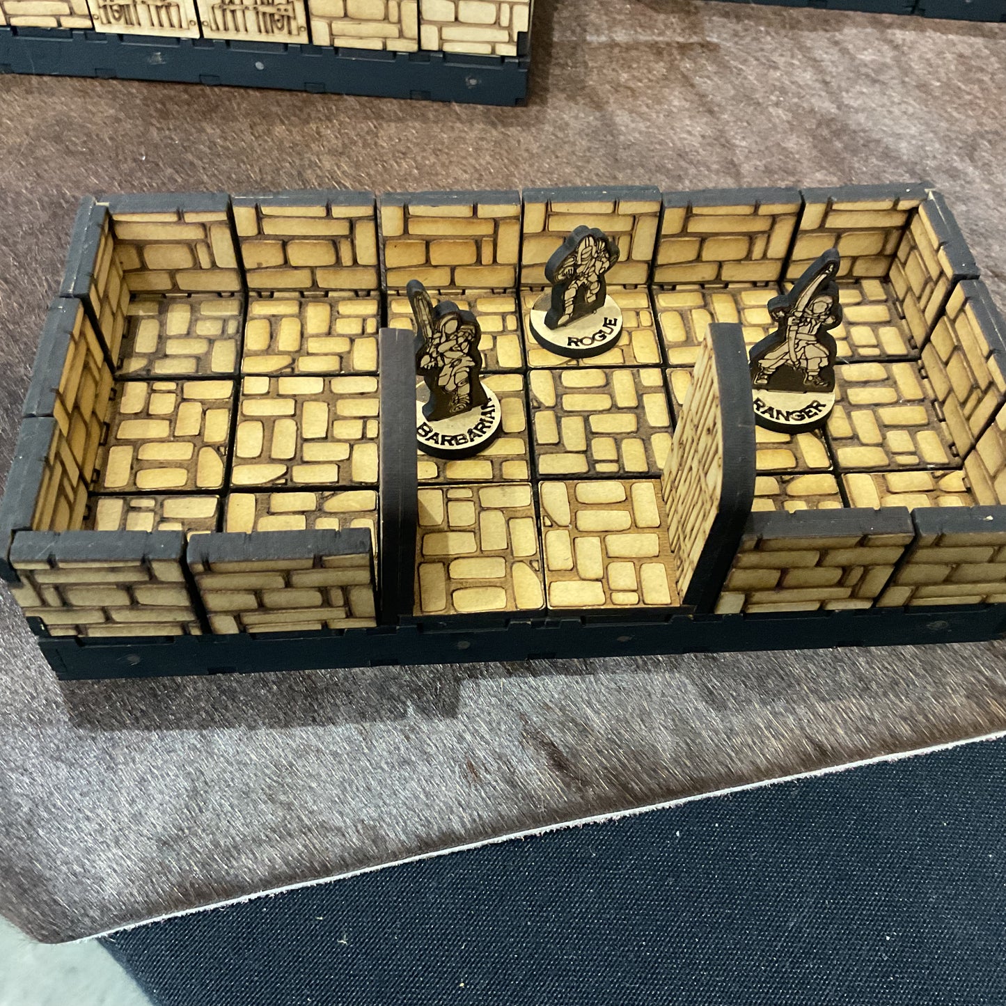 Modular Gaming Tile - 6x3 Stone Room Kit