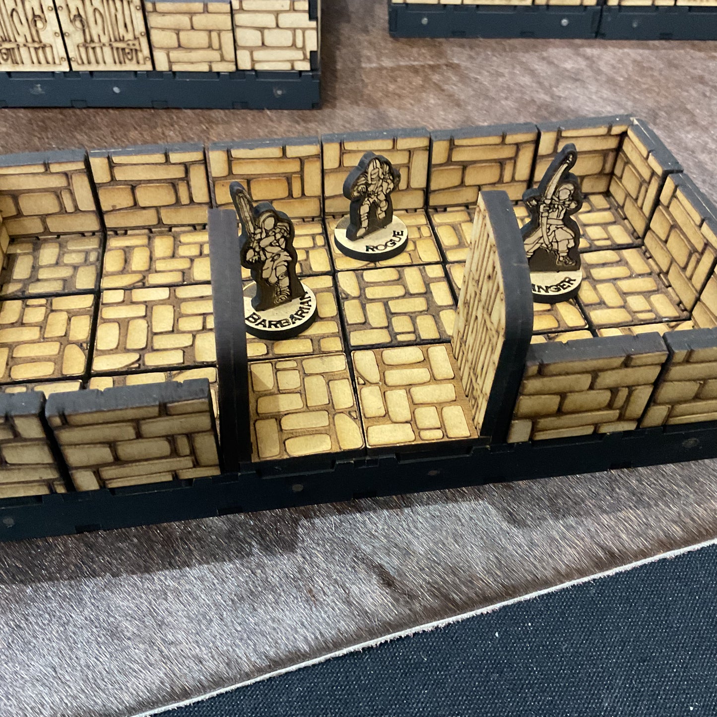Modular Gaming Tile - 6x3 Stone Room Kit