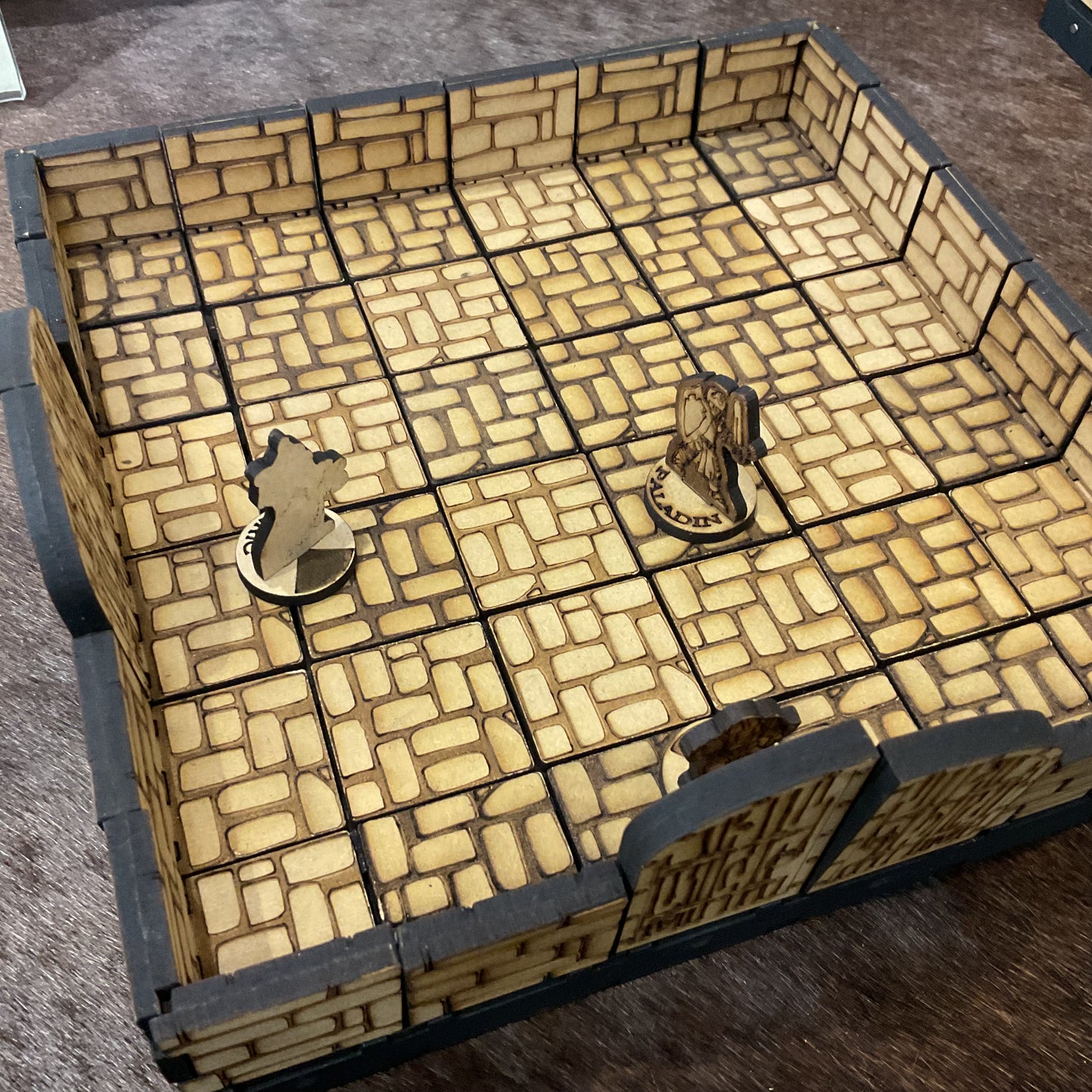 Modular Gaming Tile - 6x6 Stone Room Kit