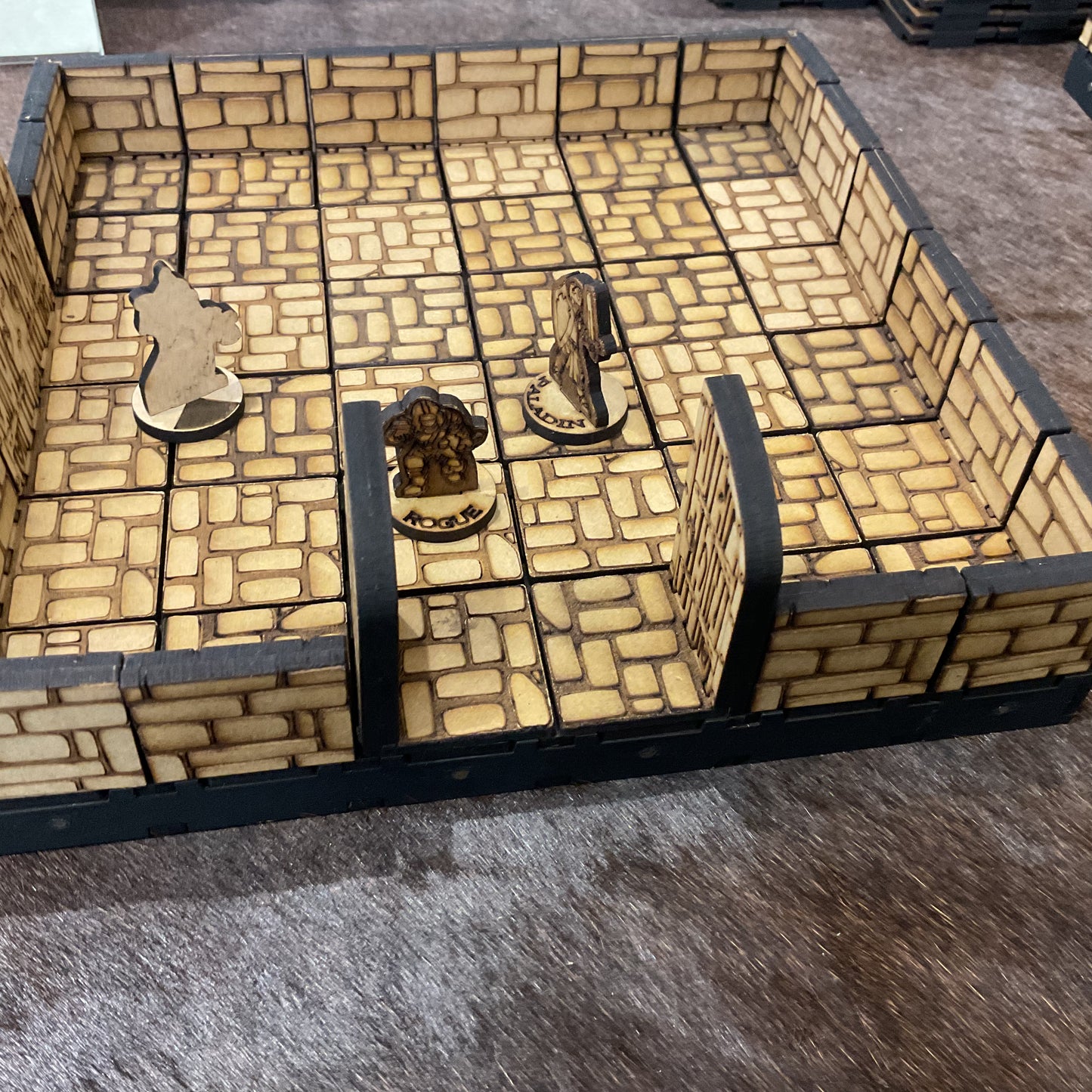 Modular Gaming Tile - 6x6 Stone Room Kit