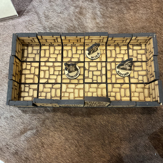 Modular Gaming Tile - 6x3 Stone Room Kit