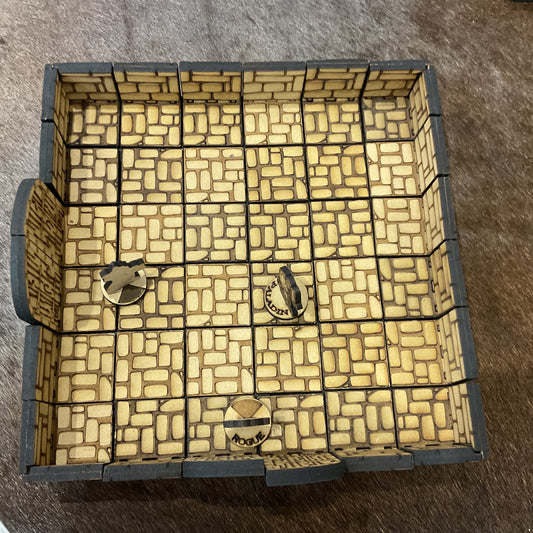 Modular Gaming Tile - 6x6 Stone Room Kit